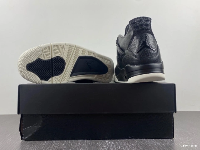 4 Pony Hair 819139-010 Retro Jordan Black 1003